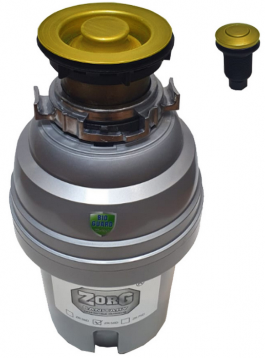 Измельчитель пищевых отходов ZorG ZR-75 D BRONZE бронза